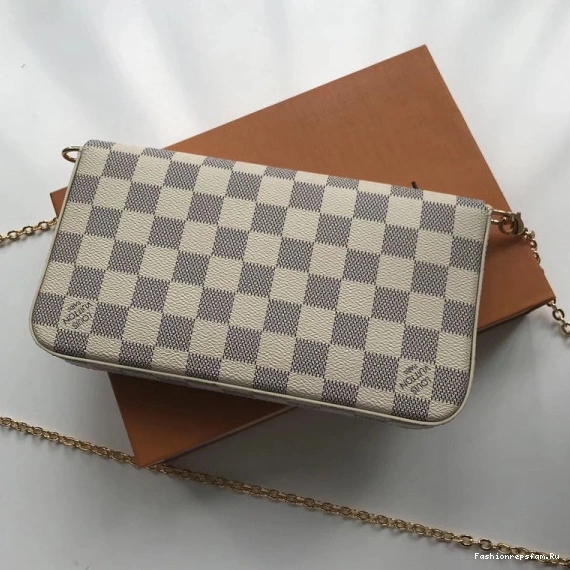 FS CHEAP Vuitton Louis Damier Bag Felicie N63106 Pochette 0810